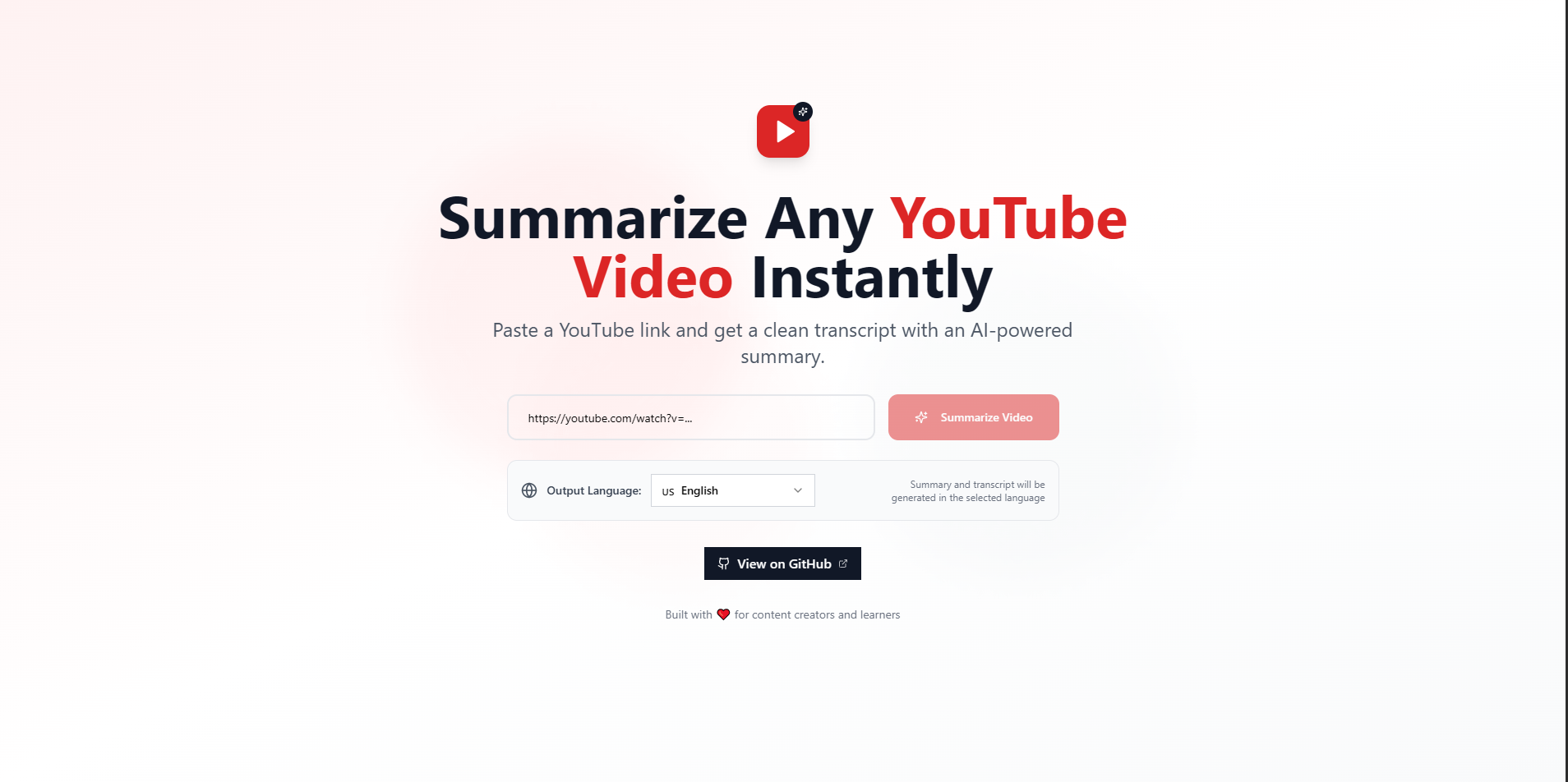 Youtube Summarizer